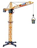 Dickie Toys – Giant Crane 100 cm – ferngesteuerter Baustellenkran mit großer...