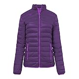 IZAS Pisa Daunenjacke, Damen XL violett (Dark Purple/Purple)