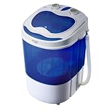 ADLER EUROPE AD 8051 Mini Waschmaschine mit Schleuder Funtkion Waschautomat Camping Reise...