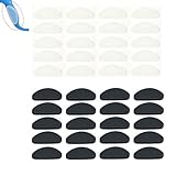 JEYORZY Silikon Nasenpads 20 Paar Nasenpads Brille Selbstklebend, Rutschfeste Nasenpads,...