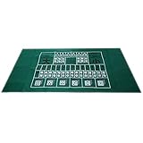 Lucaser 180X90Cm Poker Tisch Decke Hold' Poker Layouts Tisch Decke FÜHlte 10 Spieler...