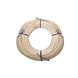 Peddigrohr, Peddigrohr Staken, ø 6mm Flechtmaterial, Rolle Ca 500 g Natur Peddigrohr...