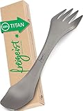 freigeist® Göffel Titan | Ideales Camping Besteckset der Spork Titan | Ultra leichtes...