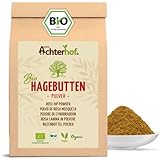 Hagebuttenpulver Bio 500g | ganze Hagebutte gemahlen | fruchtiges, süß-würziges Aroma |...