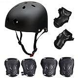 Skateboard/Skate Protektoren Set mit Helmet - Skate Helmet Knie Pads Elbow Pads mit...