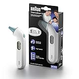 Braun ThermoScan 3 Ohrthermometer (professioneller Genauigkeit; akustischer...