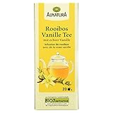 Alnatura Bio Rooibos Vanille Tee mit echter Vanille, 20 Beutel, 30g