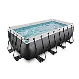 EXIT Toys Black Leather Pool - 400x200x122cm - Ersatz Frame Pool für Zubehör - Großer,...