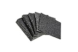 Terrassenpads 90 x 90 x 3mm 6mm 8mm 10mm 20mm! Stärke und Menge auswählen !! (90 x 90 x...
