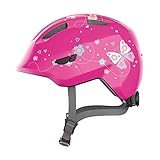 ABUS Kinderhelm Smiley 3.0 - Fahrradhelm mit tiefer Passform, kindergerechten Designs &...