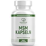 Green Nutrition MSM Kapseln (1 Dose je 60 Kapseln) – MSM Kapseln hochdosiert MSM...