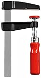 BESSEY Druckguss-Schraubzwinge LM20/5, Spannweite 200 mm Ausladung 50 mm, Ober-/Unterteil...