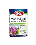 Abtei Mariendistelöl Plus - Mariendistelölkapsel mit Artischocke zur Unterstützung der...