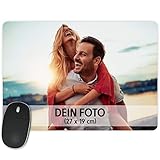 Mauspad mit eigenem Foto Bedrucken – 27x19 cm – Mousepad im Fotoformat selbst...