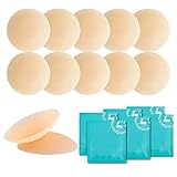 HELOVGE 12 Stück Nippelpads,Nipple Cover Für Damen,Ultra Dünne Damen Nippel Covers...