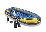 Intex Challenger 3 Set Schlauchboot - 295 x 137 x 43 cm - 3-teilig - Bunt