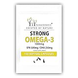 OMEGA3 - Forest Vitamin - Strong Omega-3 1000mg, EPA 500mg / DHA 250mg - 100 Gel-Kapseln -...