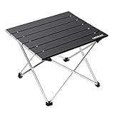 Ledeak Tragbar Klapptisch, Aluminium Campingtisch Ultra Leichte mit Tasche, Leicht zu...