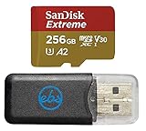 SanDisk MicroSDXC 256 GB Extreme-Speicherkarte, kompatibel mit Insta360 Ace Pro 2, Ace...