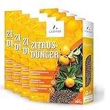 LERAVA® Zitrusdünger BIO - 4 x 800g – Organischer Dünger für eine Kräftige...