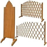 GARDEBRUK® Rankgitter Gartenzaun bis 200 cm ausziehbar faltbar verstellbar Garten Balkon...