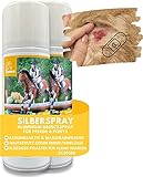 Silberspray für Tiere I Wundspray zum Wundschutz Pferd Hund Haustier I Silber Spray...