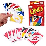 Hilloly 2 Pcs U-NO Kartenspiel Mit 108 Karten, Kinderspiel, Familienspiel und...