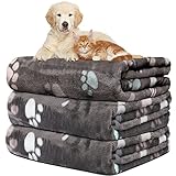 Hundedecke, waschbar fleecedecke, katzendecke, 3 Pack Weiche Warme Haustier Decken für...