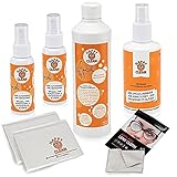HAPPY CLEAN Sonderpaket | Brillenreiniger | Mikrofaser + Antibeschlagtuch |...