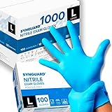 1000 Nitril-Handschuhe, puderfrei, latexfrei, hypoallergen, Lebensmittelhandschuhe,...