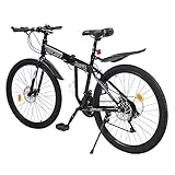 26 Zoll Mountainbike, Scheibenbremse, 21 Gang-Schaltung Fahrrad Fully MTB für Jungen,...