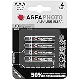 AgfaPhoto Batterie Alkaline Ultra -AAA LR03 Micro 4 Stück