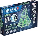 Geomag – Glow Recycled – 60 Stück – phosphoreszierende magnetische Konstruktionen...