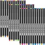 GOLDGE 36 Farben Filzstift Fineliner Stiften Filzstifte 0.4mm Spitze Hakenlinienstift...