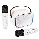 TWSOUL Karaoke Anlage mit Mikrofonen, Karaoke Maschine Kinder, Bluetooth Karaoke Anlage,...