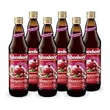 RABENHORST Granatapfel MUTTERSAFT BIO 6er Pack (6 x 700 ml) - 100 % purer...