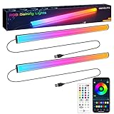 SHINELINE RGB Gaming Lichter, LED Lichtleiste mit Fernbedienung und APP Steuerung...