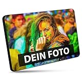 Bedrucktes Mauspad mit eigenem Foto und Text indivduell selbst gestalten - rutschfestes...
