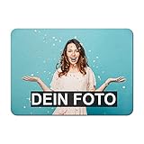 Mousepad selbst gestalten - Bedrucktes Mauspad mit eigenem Foto und Text - rutschfest,...