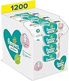 Pampers Sensitive Baby Feuchttücher, 1200 Tücher (15 x 80) Für Empfindliche Babyhaut,...