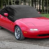 Schwarzes Halbgarage für Mazda MX5 MK1 MK2 MK2.5 1989-2005, Maßgeschneidertes Autogarage...