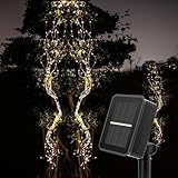 Auting Solar Lichterkette Aussen 2.2M 220LED Wasserfall Lichterbündel, 8 Modi LED...