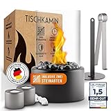 EDELFELD Tischkamin [Das Original] - Tischfeuer für Indoor & Outdoor - Unendliche...