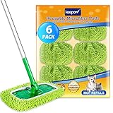 KEEPOW Trockene Bodentücher / Feuchte Bodentücher für Swiffer Sweeper Mop,...