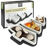 Moritz & Moritz Servierschalen Set mit Dipschalen 21 x 28,5 cm - Tannenbaum Schale -...