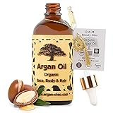 SEHR GUT IM TEST - R&M Beauty-Oleo Bio Argan-Öl aus Marokko - Fair Trade - Haare,...