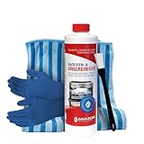 Maxxi Clean | Backofen,- und Grillreiniger Komplettset | 500 ml Gel, 1x Microfasertuch, 1x...