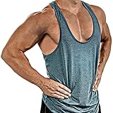 WACRD Herren Ärmelloses Shirt Männer Muscle Bodybuilding Atmungsaktiv Gym Fitness...