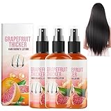 3PCS Grapefruit Thicker Hair Growth Lotion, Grapefruit Dense Hair Spray, Moisturizing...