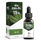 Bio CBD-Öl 15% | Vollspektrum CBD-Tropfen mit 1.500 mg Cannabidiol | Hemp-Complete®...